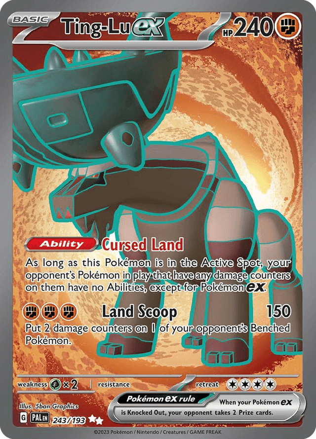 Carta Ting-Lu ex 243/193 do set Paldea Evolved — Pokémon TCG | Bynx