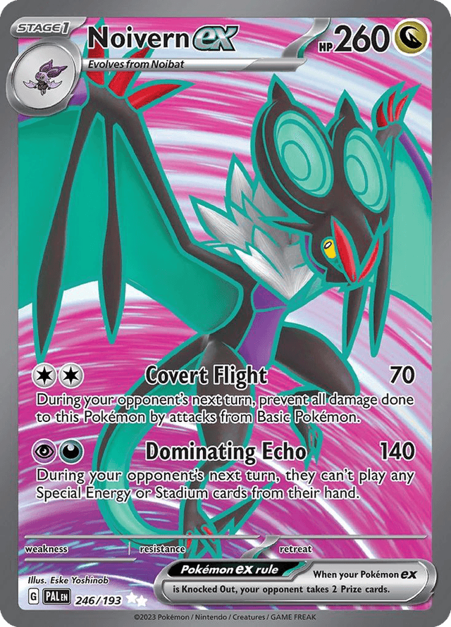 Carta Noivern ex 246/193 do set Paldea Evolved — Pokémon TCG | Bynx