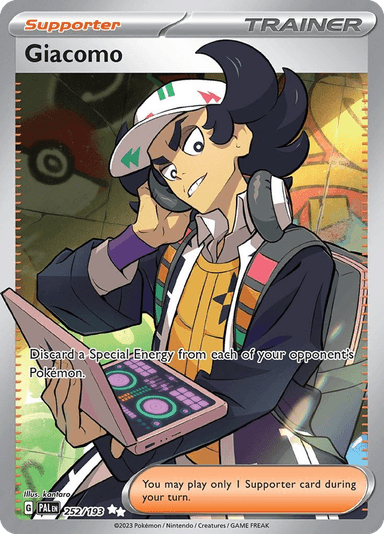 Carta Giacomo 252/193 do set Paldea Evolved — Pokémon TCG | Bynx