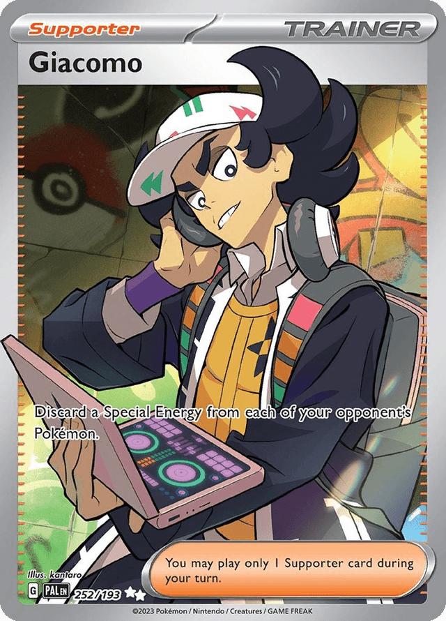 Carta Giacomo 252/193 do set Paldea Evolved — Pokémon TCG | Bynx