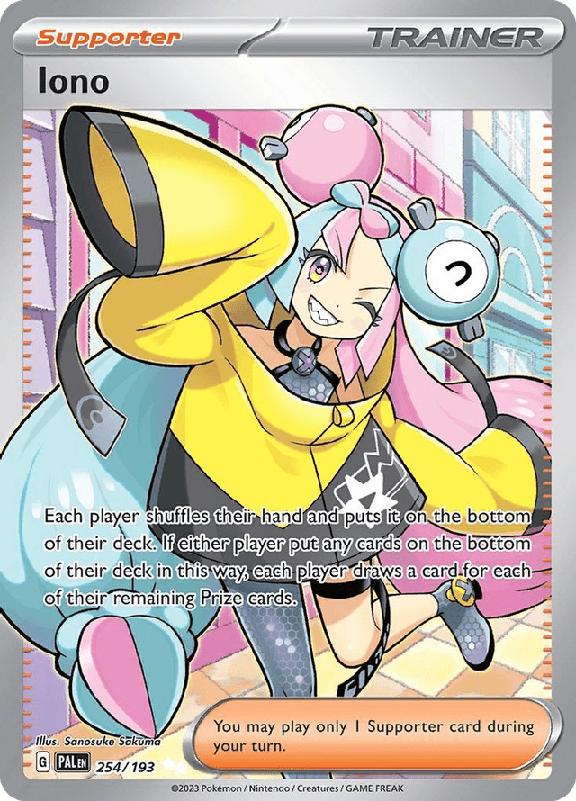 Carta Iono 254/193 do set Paldea Evolved — Pokémon TCG | Bynx