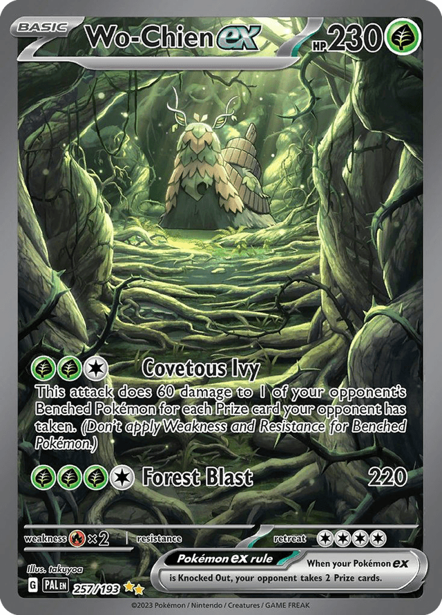 Carta Wo-Chien ex 257/193 do set Paldea Evolved — Pokémon TCG | Bynx