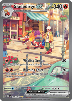 Carta Skeledirge ex 258 do set Paldea Evolved — Pokémon TCG | Bynx
