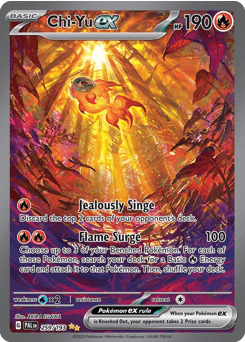 Carta Chi-Yu ex 259 do set Paldea Evolved — Pokémon TCG | Bynx