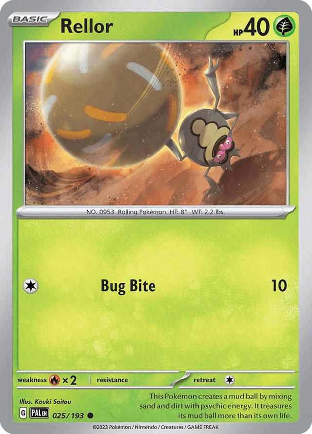 Carta Rellor 25/193 do set Paldea Evolved — Pokémon TCG | Bynx