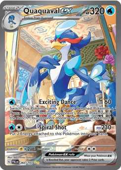 Quaquaval ex 260 — Paldea Evolved