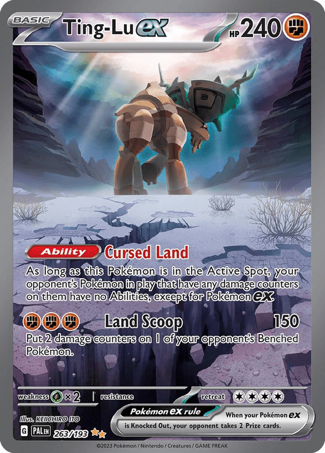 Carta Ting-Lu ex 263/193 do set Paldea Evolved — Pokémon TCG | Bynx