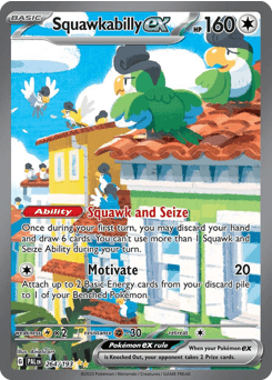 Squawkabilly ex 264 — Paldea Evolved