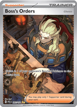 Boss's Orders (Ghetsis) 265 — Paldea Evolved