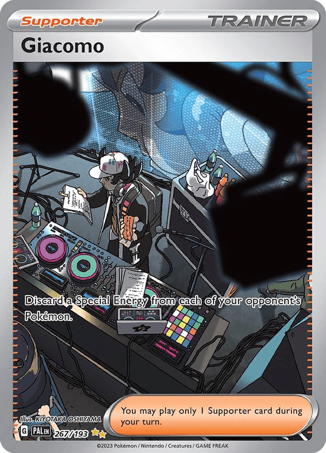 Carta Giacomo 267/193 do set Paldea Evolved — Pokémon TCG | Bynx