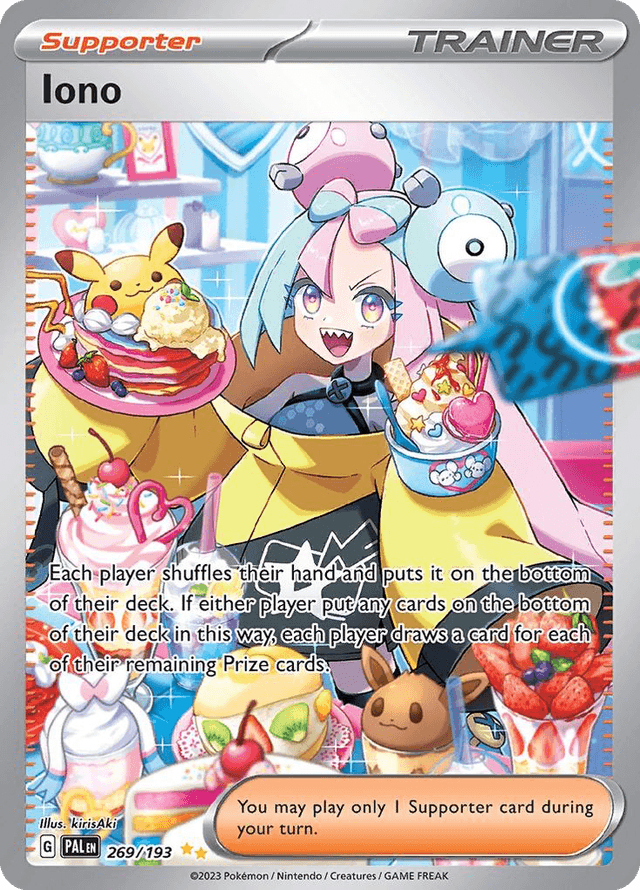 Carta Iono 269/193 do set Paldea Evolved — Pokémon TCG | Bynx