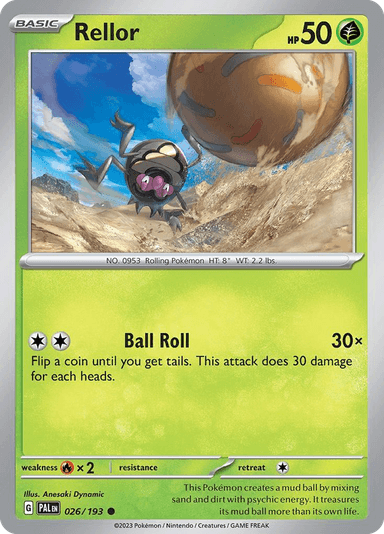 Carta Rellor 26/193 do set Paldea Evolved — Pokémon TCG | Bynx