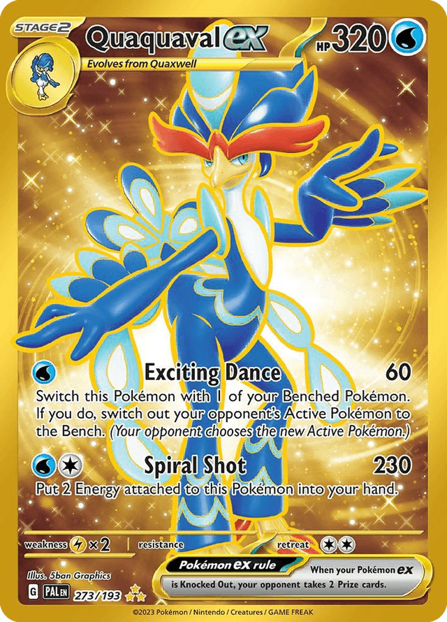 Carta Quaquaval ex 273/193 do set Paldea Evolved — Pokémon TCG | Bynx