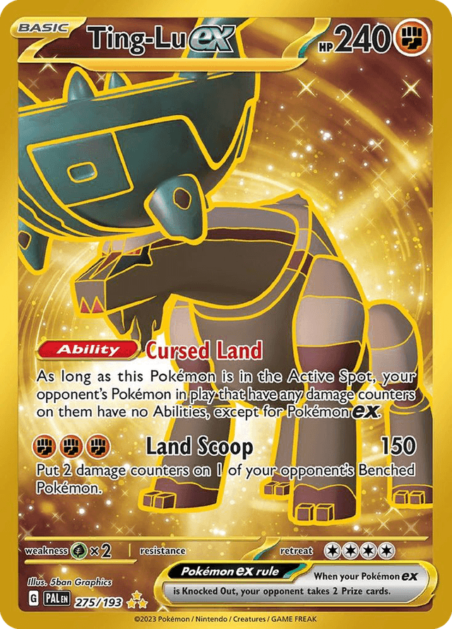 Carta Ting-Lu ex 275/193 do set Paldea Evolved — Pokémon TCG | Bynx