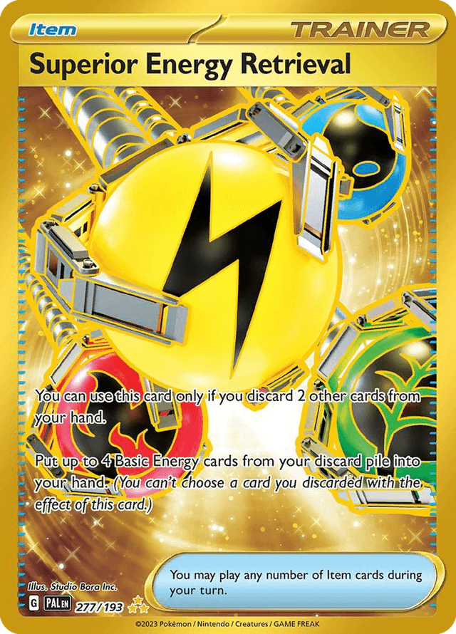 Carta Superior Energy Retrieval 277/193 do set Paldea Evolved — Pokémon TCG | Bynx