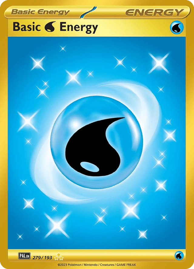 Carta Basic Water Energy 279/193 do set Paldea Evolved — Pokémon TCG | Bynx