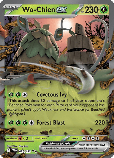 Carta Wo-Chien ex 27/193 do set Paldea Evolved — Pokémon TCG | Bynx