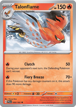 Talonflame 30 — Paldea Evolved