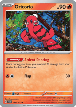 Oricorio 33 — Paldea Evolved