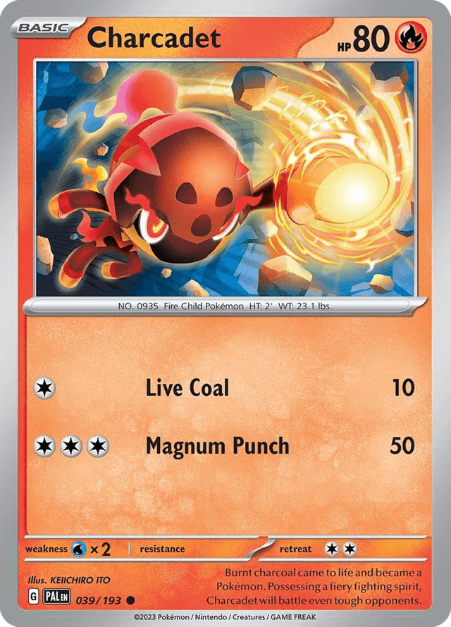 Carta Charcadet 39/193 do set Paldea Evolved — Pokémon TCG | Bynx