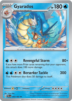Gyarados 43 — Paldea Evolved