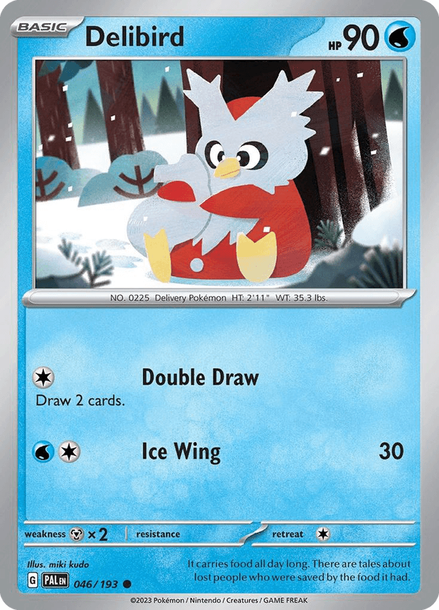 Carta Delibird 46/193 do set Paldea Evolved — Pokémon TCG | Bynx