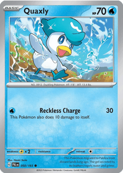 Quaxly 50 — Paldea Evolved