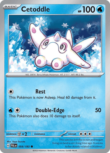 Carta Cetoddle 54/193 do set Paldea Evolved — Pokémon TCG | Bynx