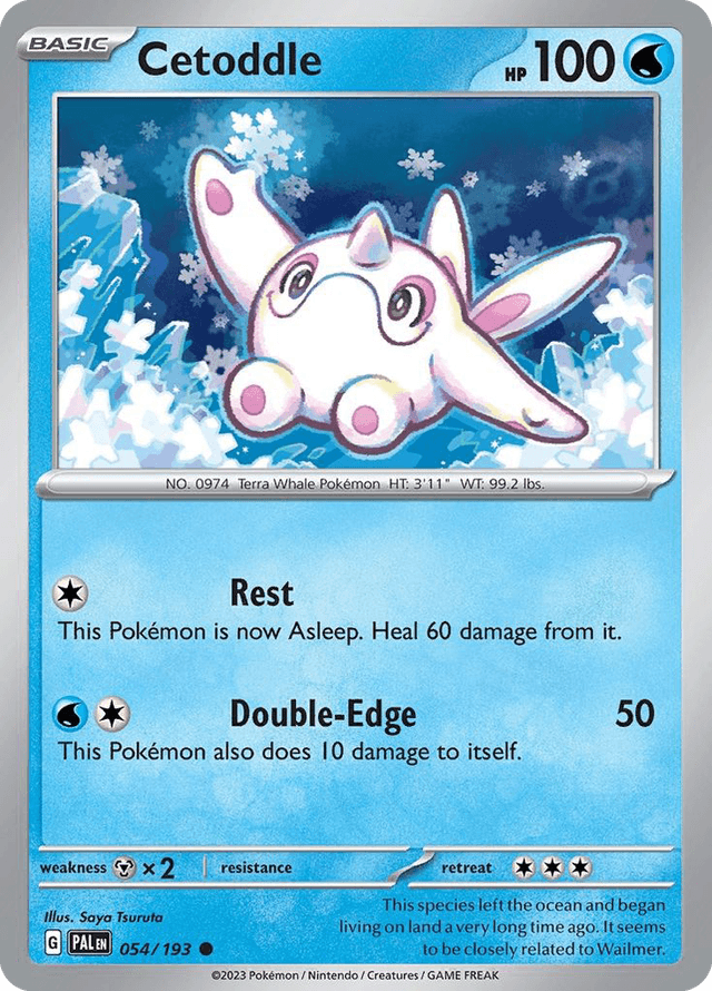 Carta Cetoddle 54/193 do set Paldea Evolved — Pokémon TCG | Bynx