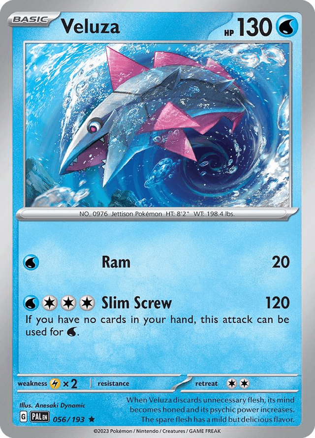 Carta Veluza 56/193 do set Paldea Evolved — Pokémon TCG | Bynx