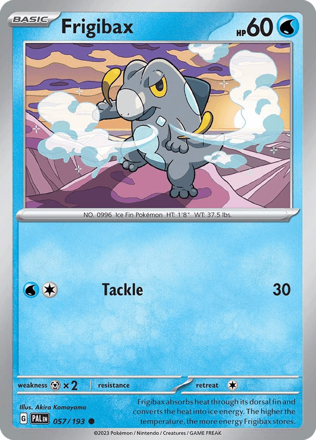 Carta Frigibax 57/193 do set Paldea Evolved — Pokémon TCG | Bynx