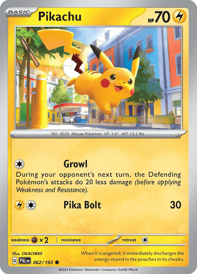 Carta Pikachu 62/193 do set Paldea Evolved — Pokémon TCG | Bynx