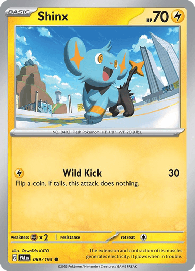 Carta Shinx 69/193 do set Paldea Evolved — Pokémon TCG | Bynx