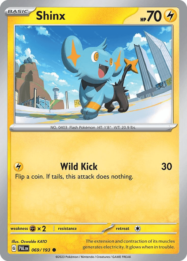Carta Shinx 69/193 do set Paldea Evolved — Pokémon TCG | Bynx
