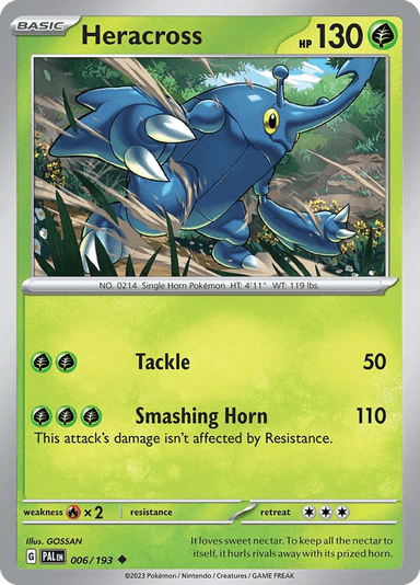 Carta Heracross 6/193 do set Paldea Evolved — Pokémon TCG | Bynx