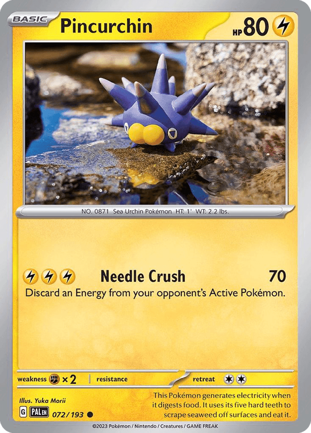 Carta Pincurchin 72/193 do set Paldea Evolved — Pokémon TCG | Bynx