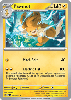 Pawmot 76 — Paldea Evolved