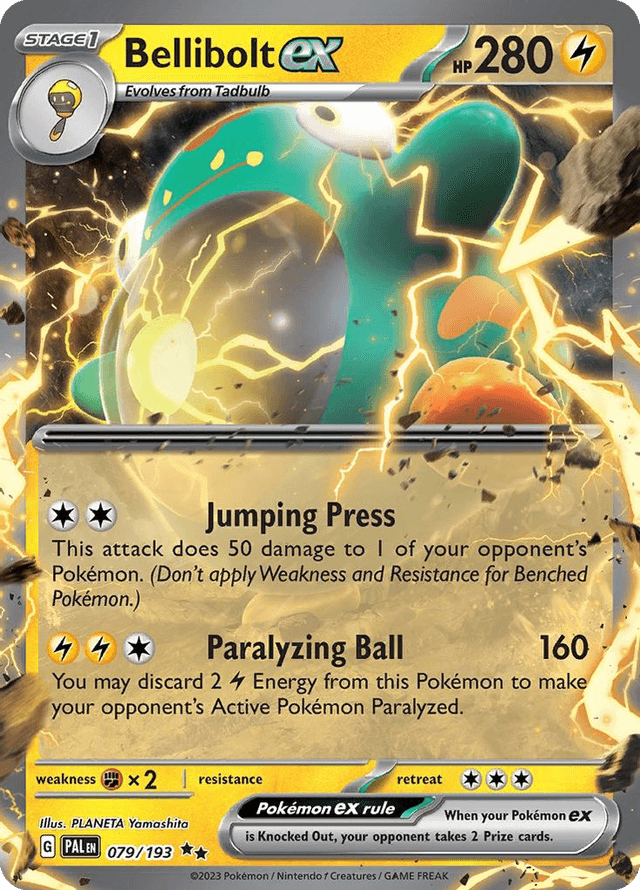 Carta Bellibolt ex 79/193 do set Paldea Evolved — Pokémon TCG | Bynx