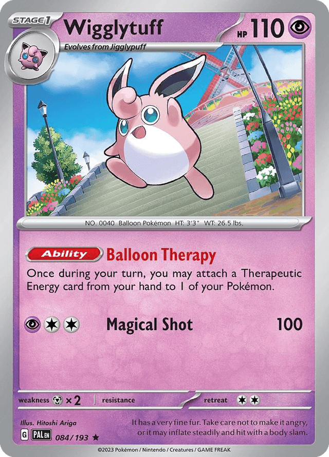 Carta Wigglytuff 84/193 do set Paldea Evolved — Pokémon TCG | Bynx