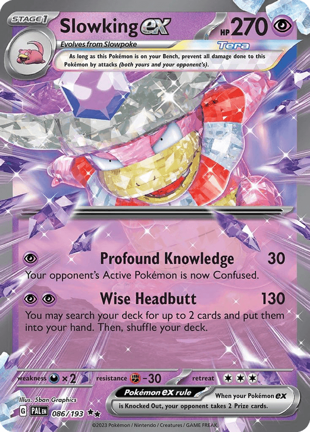 Carta Slowking ex 86/193 do set Paldea Evolved — Pokémon TCG | Bynx