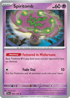 Spiritomb 89 — Paldea Evolved