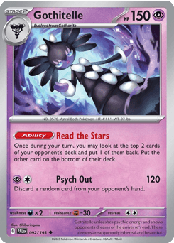 Gothitelle 92 — Paldea Evolved