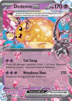 Dedenne ex 93 — Paldea Evolved