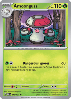 Amoonguss 10 — Obsidian Flames