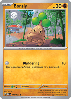 Bonsly 110 — Obsidian Flames