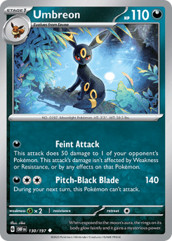 Umbreon 130 — Obsidian Flames