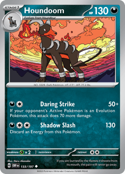 Houndoom 133 — Obsidian Flames