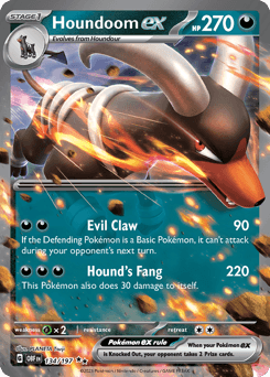 Houndoom ex 134 — Obsidian Flames