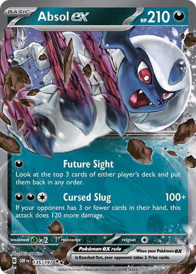 Carta Absol ex 135/197 do set Obsidian Flames — Pokémon TCG | Bynx