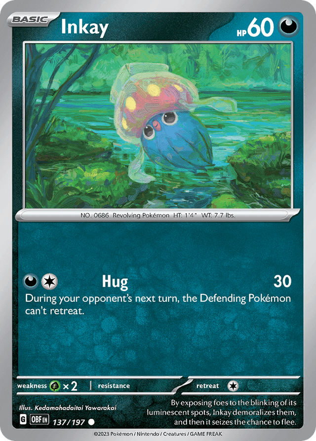 Carta Inkay 137/197 do set Obsidian Flames — Pokémon TCG | Bynx